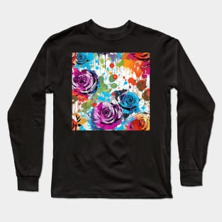 Rainbow flowers Long Sleeve T-Shirt